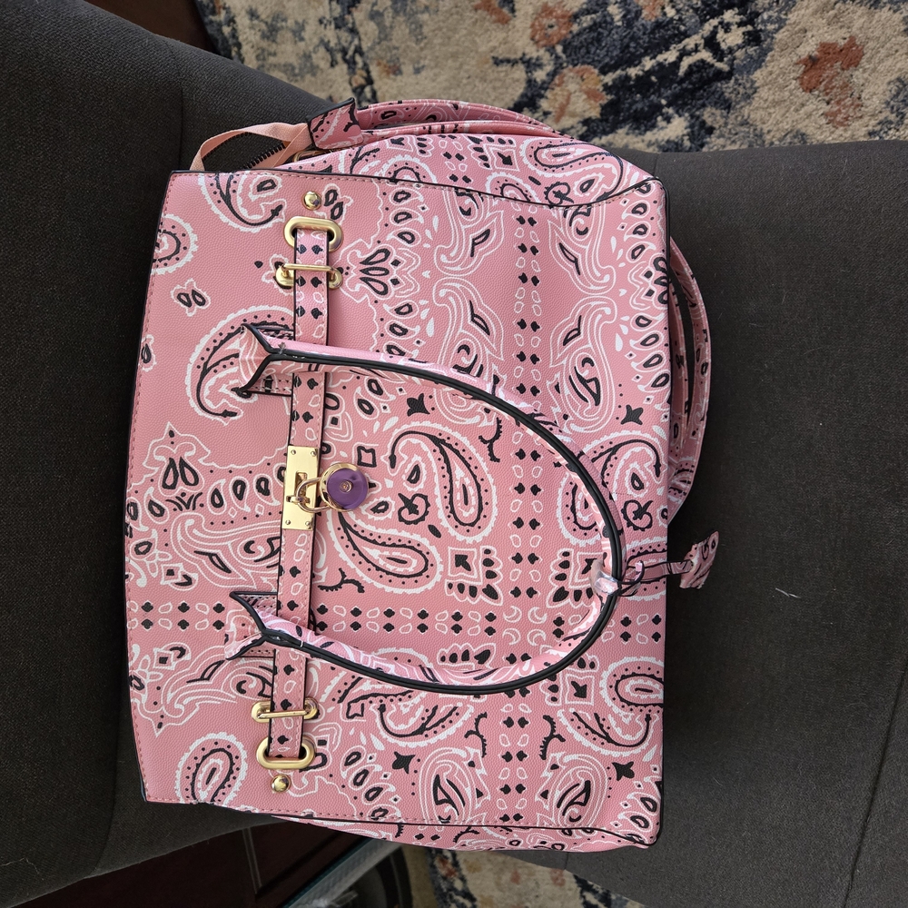 Pink Paisley Women's Bag